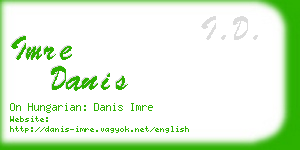 imre danis business card